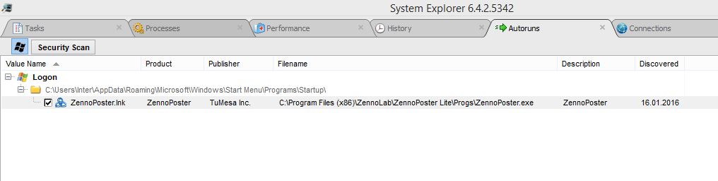 Не запускается автоматически ZennoPoster.JPG