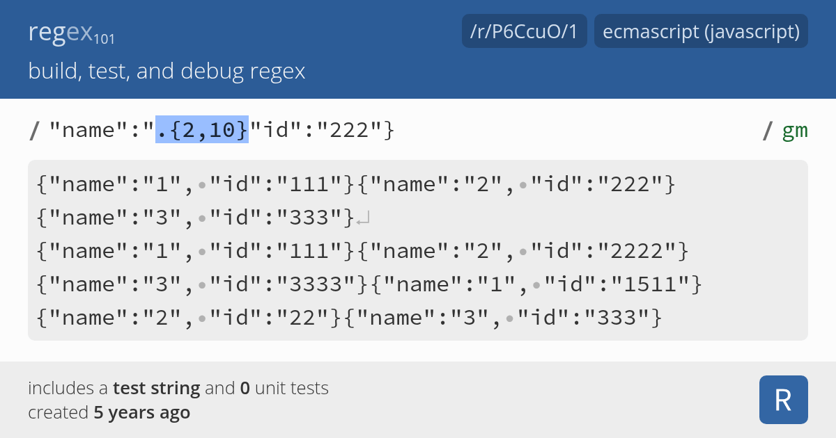 regex101.com